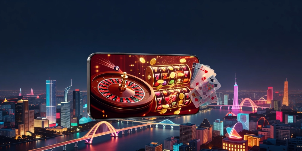 Minh họa giao diện casino da nang nh88 với các trò chơi hấp dẫn và an toàn