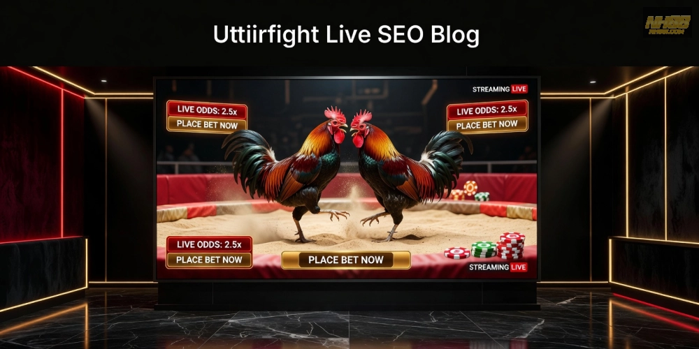Minh họa khái niệm đá gà trực tiếp casino nh88 với giao diện streaming hiện đại